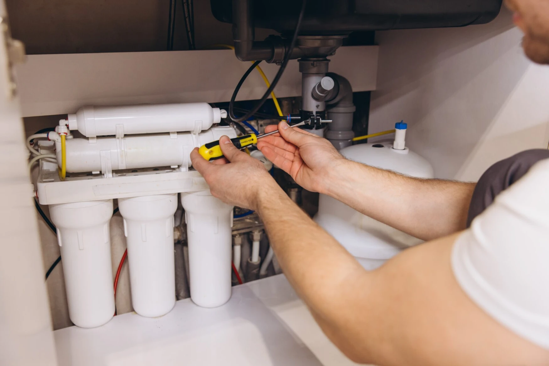 Plumbers in Katy, TX - water filter softener 1